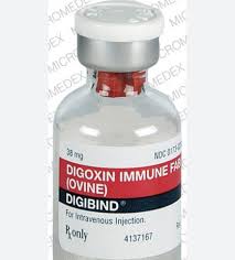 digoxin toxicity antidote- Digoxin immune Fab