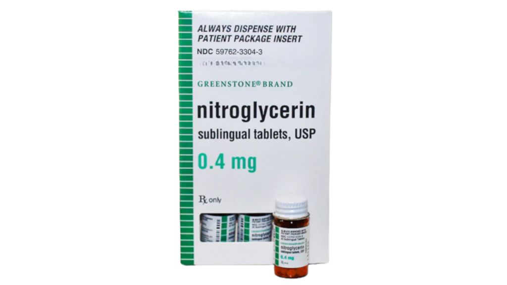 Best Medication for Angina Chest Pain- nitroglycerin tablets